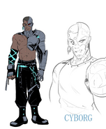 Concept of Cyborg's Remnant outfit