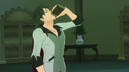 Qrow drinking alcohol from his personal flask