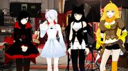 Team RWBY in The Animated RT Recap.