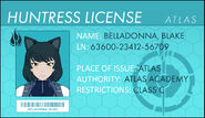 Blake's Huntress License