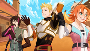 Jaune, back with his team in Vacuo.