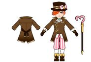 Roman's unused Roman-tic Torchwick outfit concept art for RWBY: Amity Arena