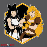 Blake with Yang on the Bumblebee shirt, exclusive to Australia