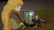 A shady man flirts with Yang.