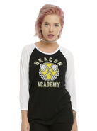 RWBY Beacon Academy Girls Raglan