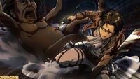 Levi kills a Titan