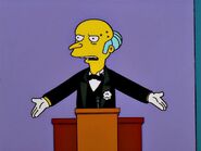 Burns in a tuxedo