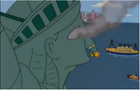 Statue of Liberty (flashback)