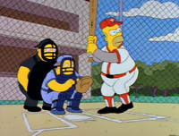 Homer at bat