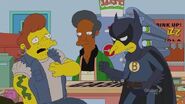 Mr. Burns, as Fruit Bat Man, just after he punched Snake Jailbird