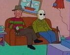 Couch gag with Freddy Krueger #2