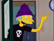 Mr. Burns dressed as Jimbo