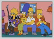 The Simpsons 20 years later. Maggie is 21, Marge is 56, Homer is 59, and Bart is 30. Maggie is preparing for her music career. 2031