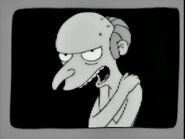 Burns as Smithers' screen saver