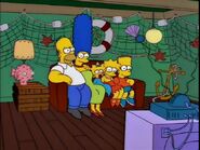 The Thompsons couch gag seen during "Cape Feare" (Part 1)