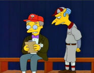 Coach Burns with Smithers as his coach assistant