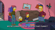 Couch gag seen during "Lisa Gets the Blues 635th Episode" (Part 2)