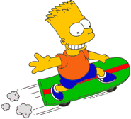 Bart's skateboard