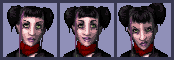 Ava's portraits in The Sims 2 for GBA