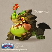 Slobbertrap enemy concept for "Skylanders: Trap Team."[2]