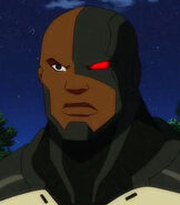 Bumper Robinson as the voice of Cyborg in Justice League: Doom.