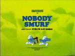 Nobody Smurf Title