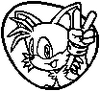 Tails' Miiverse stamp from Mario & Sonic at the Rio 2016 Olympic Games