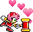 Amy with her Hammer in Sonic Advance 2