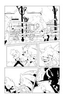 Page fourteen inks. Art by Adam Bryce Thomas.