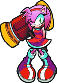 Amy's current appearance, from Sonic Super Special Magazine #8.