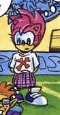 Amy's crossbones T-shirt, from Sonic the Comic #108.