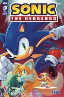 Sonic the Hedgehog #51 (July 2022). Art by Aaron Hammerstrom.