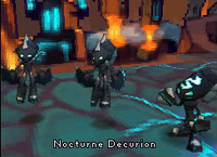 A Nocturne Decurion in gameplay of Sonic Chronicles: The Dark Brotherhood.