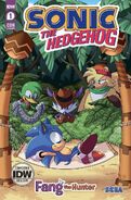 Sonic the Hedgehog: Fang the Hunter #1. (January 2024, convention exclusive template) Art by Abigail Oz.