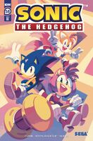 Sonic the Hedgehog #58 (March 2023). Art by Nathalie Fourdraine.