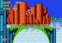 Knuckles in Sonic 2