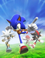 Sonic Rivals poster art