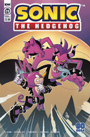 Sonic the Hedgehog #28 (June 2020). Art by Abby Bulmer.