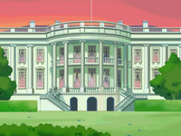 Sunset White House