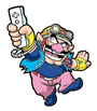 Sticker Wario SmoothMoves