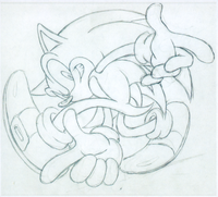 Final sketch of Sonic