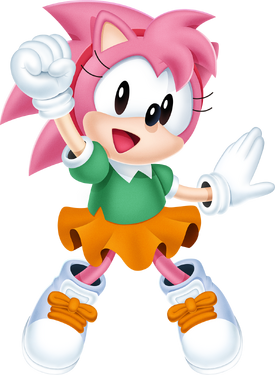 Amy before Sonic Adventure, from Sonic Origins.