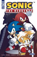 Sonic the Hedgehog #51 (July 2022). Art by Eric Lide.