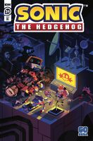 Sonic the Hedgehog #34 (November 2020). Art by Nathalie Fourdraine.