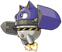 A Spinner from the Egg Utopia incident, from Sonic Advance 2