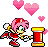 Amy with her Hammer in Sonic Advance