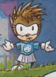 Amy Rose's first appearance, from Sonic the Comic #127.