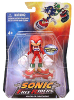 3.75" Knuckles figure with the Red Rock, by Jazwares