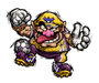 Sticker Wario Strikers