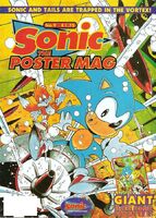 Sonic the Poster Mag #9 (December 1994). Art by Mike Hadley.